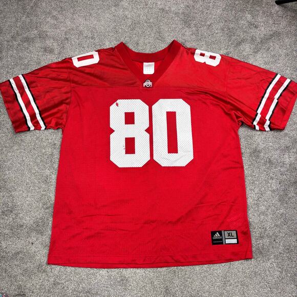 adidas Other - Vintage Adidas Ohio State Football Jersey #80 size XL